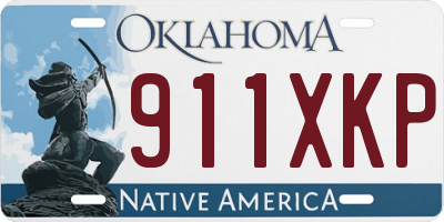 OK license plate 911XKP