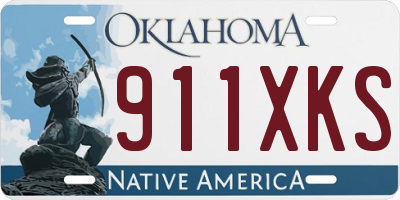 OK license plate 911XKS