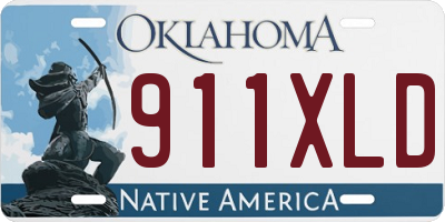 OK license plate 911XLD