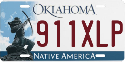 OK license plate 911XLP
