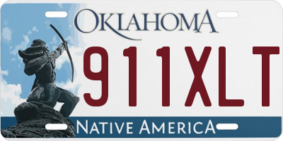 OK license plate 911XLT