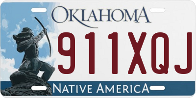 OK license plate 911XQJ