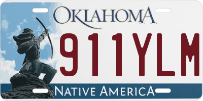 OK license plate 911YLM
