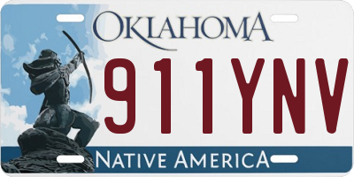 OK license plate 911YNV