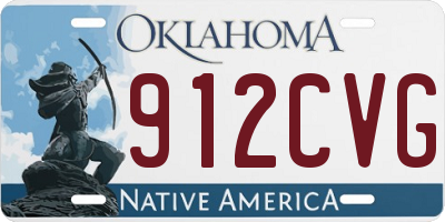 OK license plate 912CVG