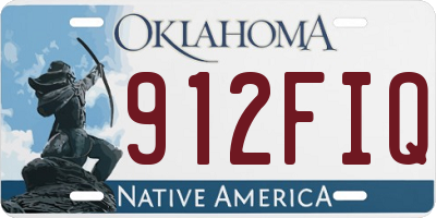 OK license plate 912FIQ