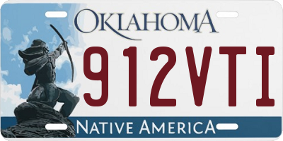 OK license plate 912VTI