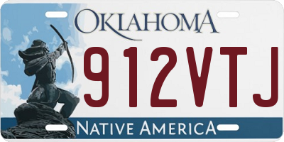 OK license plate 912VTJ