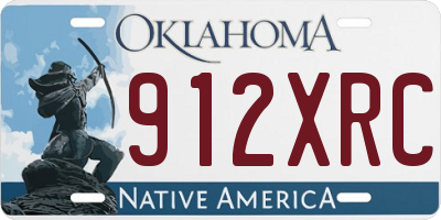 OK license plate 912XRC