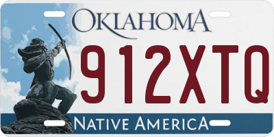 OK license plate 912XTQ