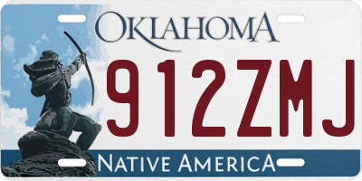 OK license plate 912ZMJ