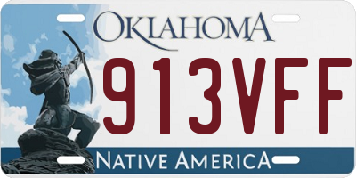 OK license plate 913VFF