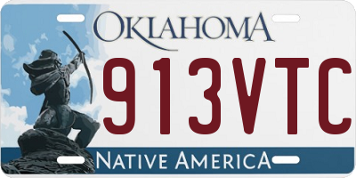 OK license plate 913VTC