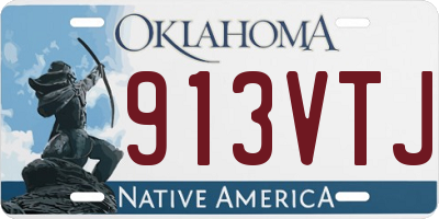 OK license plate 913VTJ