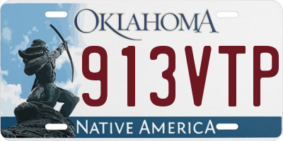 OK license plate 913VTP