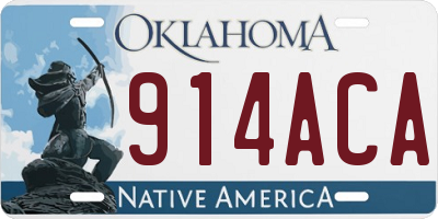 OK license plate 914ACA