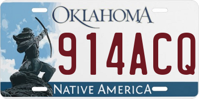 OK license plate 914ACQ