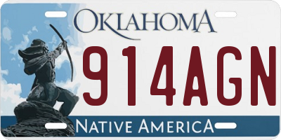 OK license plate 914AGN