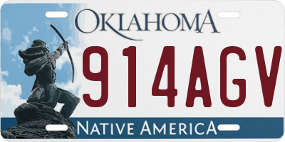 OK license plate 914AGV