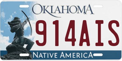 OK license plate 914AIS