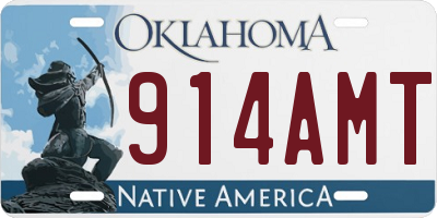 OK license plate 914AMT