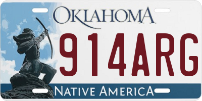 OK license plate 914ARG