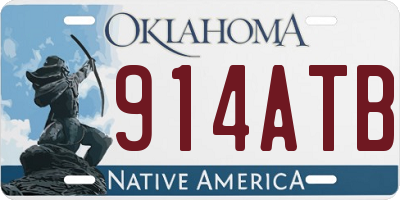 OK license plate 914ATB