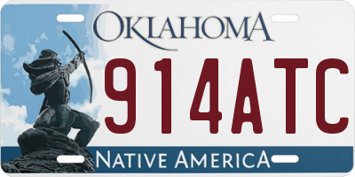 OK license plate 914ATC