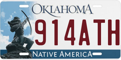 OK license plate 914ATH