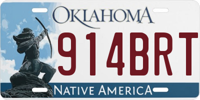 OK license plate 914BRT