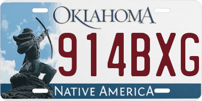 OK license plate 914BXG