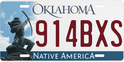 OK license plate 914BXS