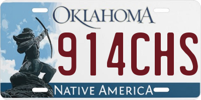 OK license plate 914CHS
