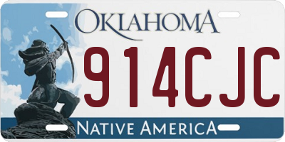 OK license plate 914CJC