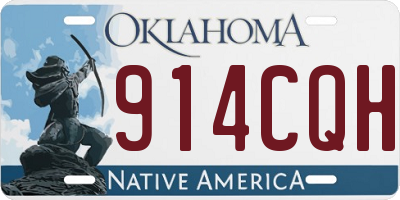 OK license plate 914CQH