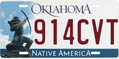 OK license plate 914CVT