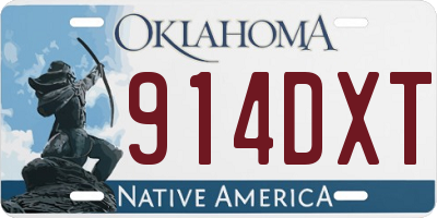 OK license plate 914DXT