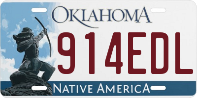 OK license plate 914EDL