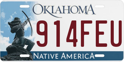 OK license plate 914FEU