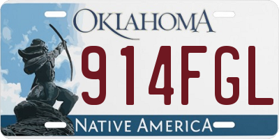 OK license plate 914FGL