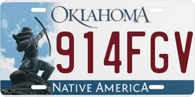 OK license plate 914FGV