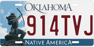 OK license plate 914TVJ