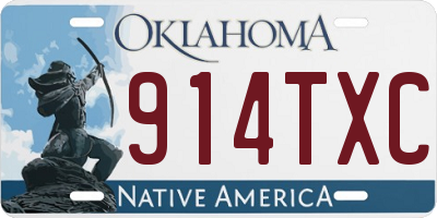 OK license plate 914TXC