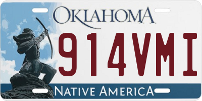 OK license plate 914VMI