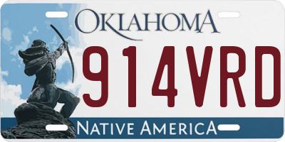 OK license plate 914VRD
