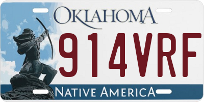 OK license plate 914VRF