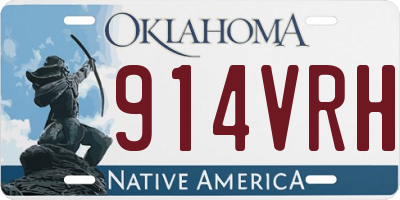OK license plate 914VRH