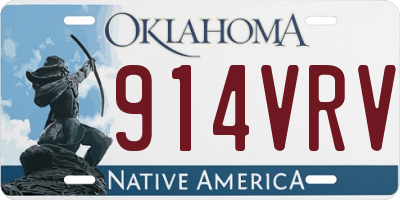 OK license plate 914VRV