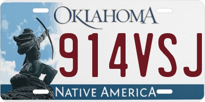 OK license plate 914VSJ