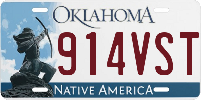 OK license plate 914VST
